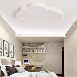Ultra Thin Clouds Dimmable Μοντέρνα Σύγχρονα Σκανδιναβικά Φανάρια οροφής με ακρυλική σκιά με τηλεχειριστήριο μπορούν επίσης να χρησιμοποιηθούν ως φωτιστικό τοίχου