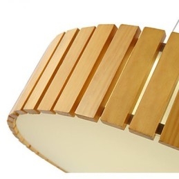 Πολυέλαιος Mini Style Lantern Wood Bamboo