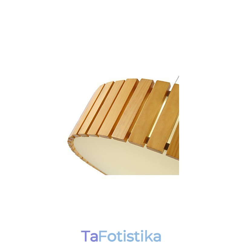 Πολυέλαιος Mini Style Lantern Wood Bamboo