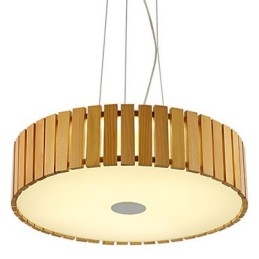 Πολυέλαιος Mini Style Lantern Wood Bamboo