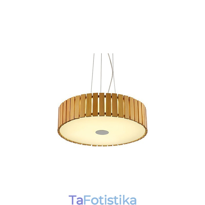 Πολυέλαιος Mini Style Lantern Wood Bamboo