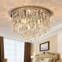 Μοντέρνα Flush Mount Φώτα Οροφής Κρυστάλλινα Φώτα