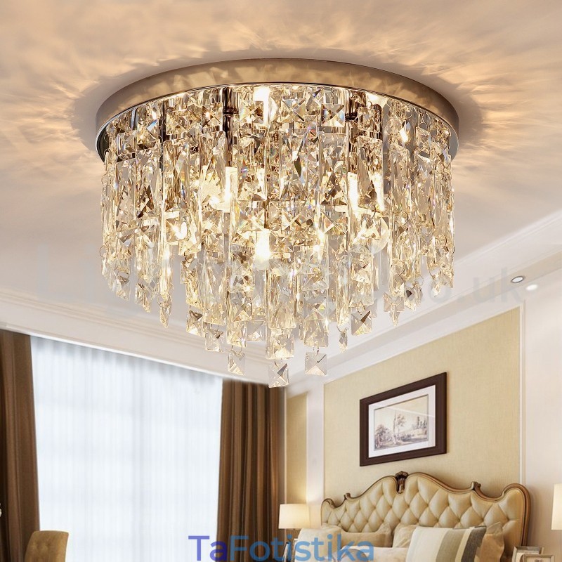 Μοντέρνα Flush Mount Φώτα Οροφής Κρυστάλλινα Φώτα