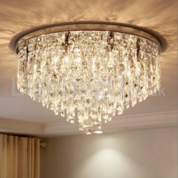 Μοντέρνα Flush Mount Φώτα Οροφής Κρυστάλλινα Φώτα