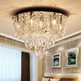 Φωτιστικό οροφής Luxury Crystal Flush Mount Post Modern Lamp