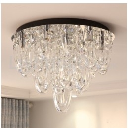 Φωτιστικό οροφής Luxury Crystal Flush Mount Post Modern Lamp