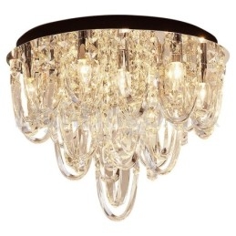 Φωτιστικό οροφής Luxury Crystal Flush Mount Post Modern Lamp