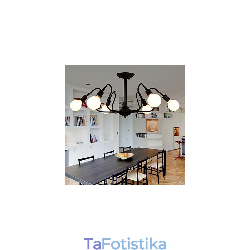 Loft American Vintage Φωτιστικό Οροφής Μόδα Φώτα Φωτιστικά Σιδερένιο Φωτιστικό Οροφής