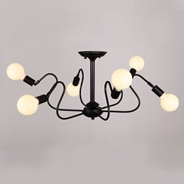 Loft American Vintage Φωτιστικό Οροφής Μόδα Φώτα Φωτιστικά Σιδερένιο Φωτιστικό Οροφής