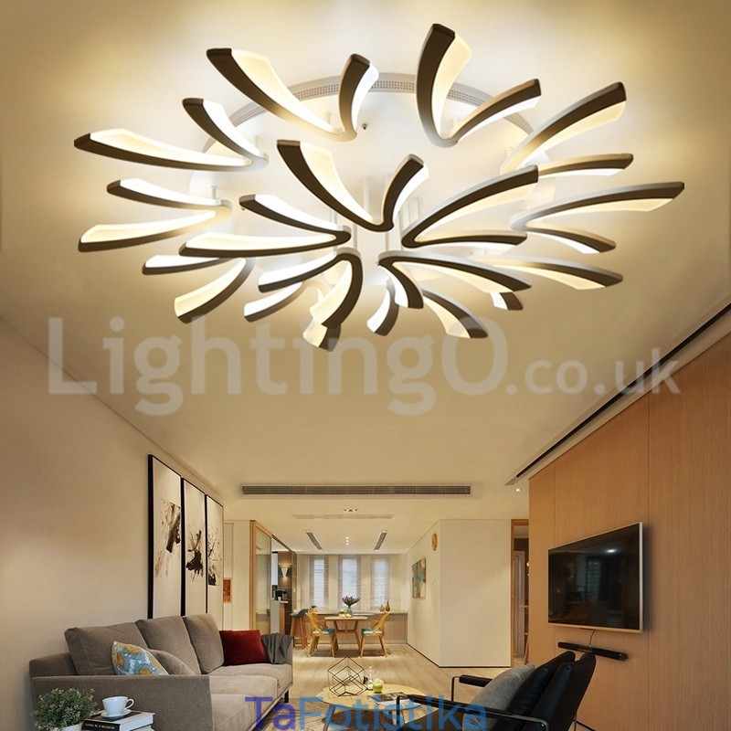 Personality 15 Lights Κομψά μοντέρνα χωνευτά φωτιστικά οροφής