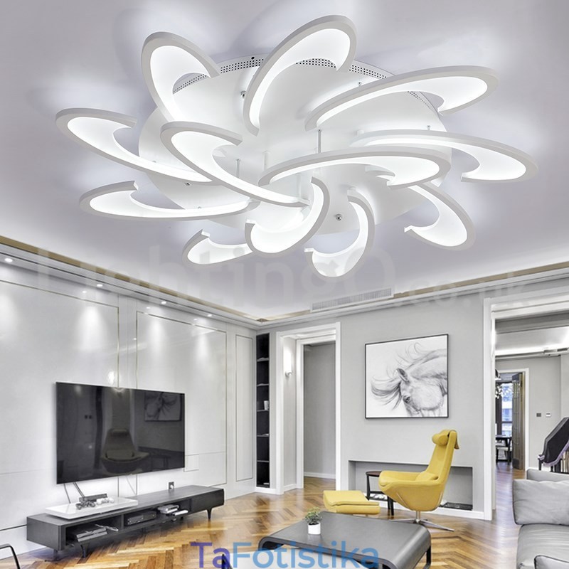 Έκπτωση 12 Bulbs Contemporary Flush Mount φώτα οροφής