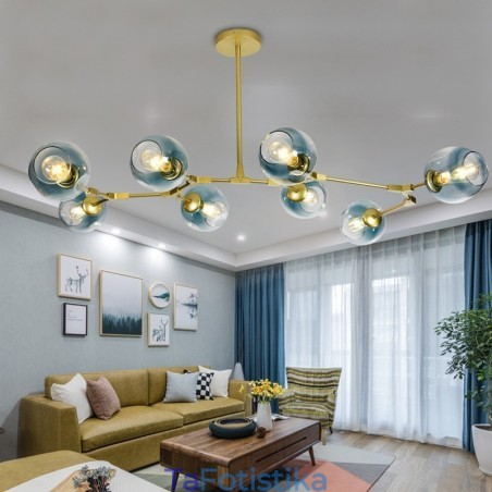 Nordic Modern Magic Bean Glass Chandelier Molecular Chandelier Nordic Modern Magic Bean Glass Chandelier Molecular Chandelier