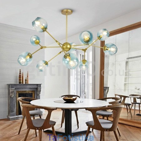 Nordic Postmodern Molecular Magic Bean Chandelier Cafe Nordic Postmodern Molecular Magic Bean Chandelier Cafe