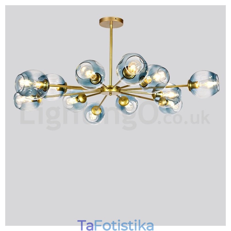 Nordic Postmodern Molecular Chandelier Magic Bean Chandelier Cafe