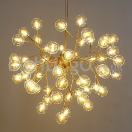 Nordic Postmodern Molecular Bubble Chandelier Γυάλινος πολυέλαιος