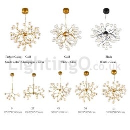 Nordic Postmodern Molecular Bubble Chandelier Γυάλινος πολυέλαιος