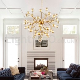 Nordic Postmodern Molecular Bubble Chandelier Γυάλινος πολυέλαιος