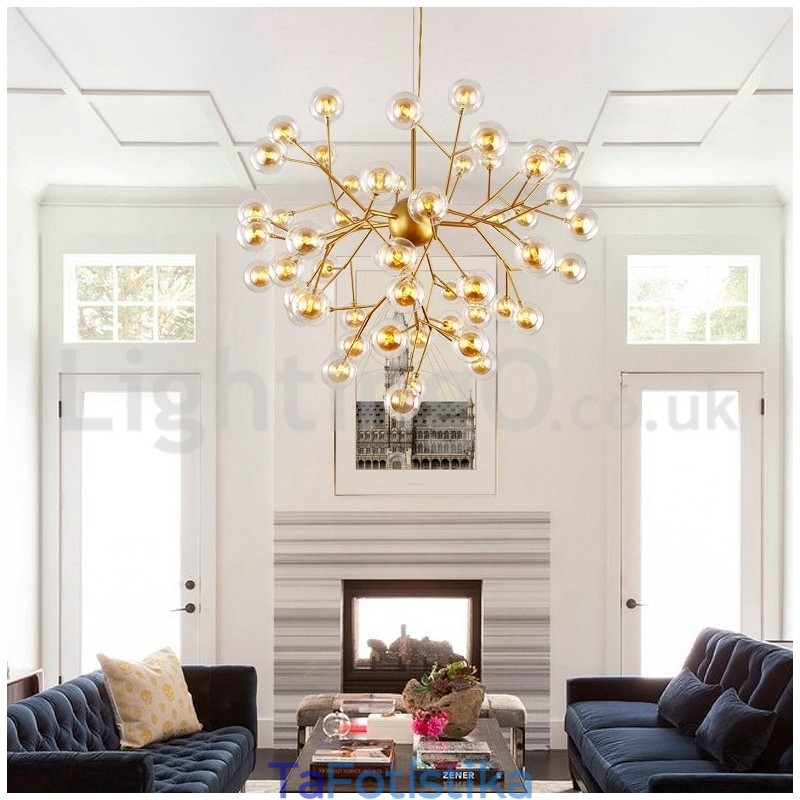 Nordic Postmodern Molecular Bubble Chandelier Γυάλινος πολυέλαιος
