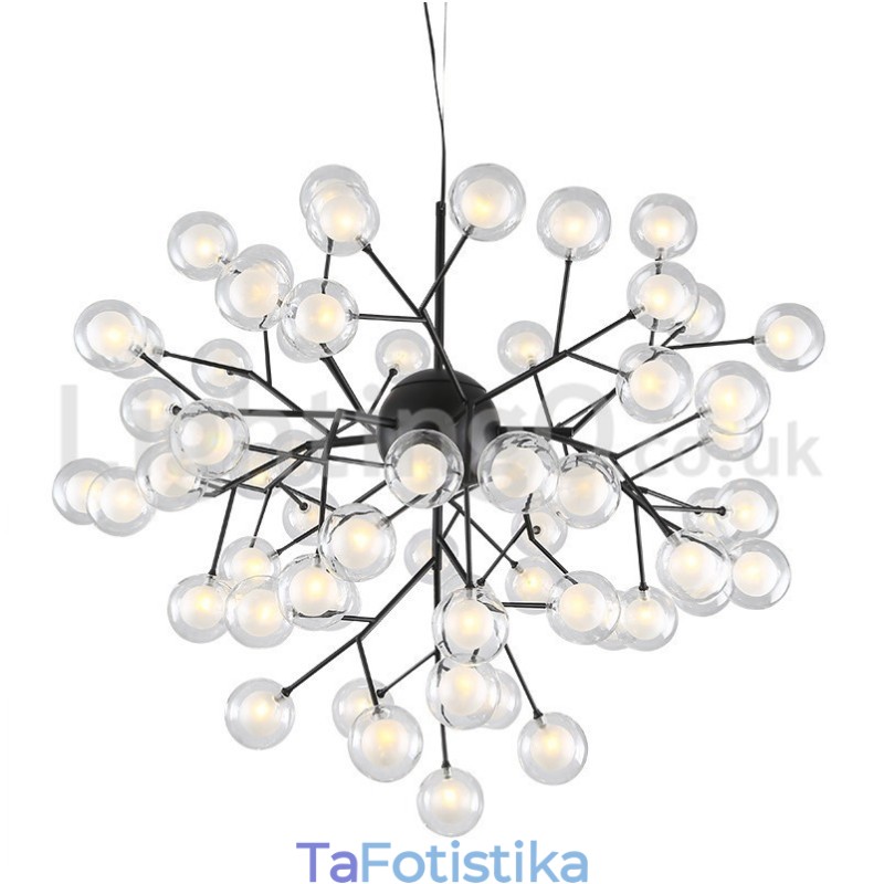 Nordic Postmodern Molecular Bubble Chandelier Γυάλινος πολυέλαιος
