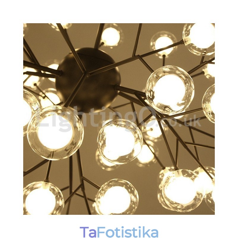 Nordic Postmodern Molecular Bubble Chandelier Γυάλινος πολυέλαιος