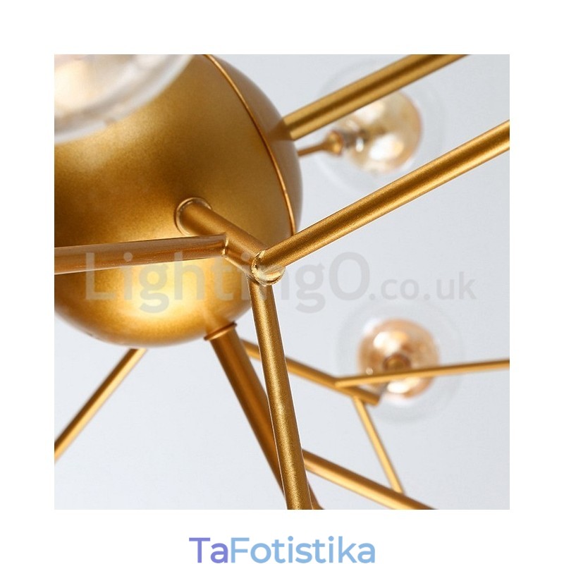 Nordic Postmodern Molecular Bubble Chandelier Γυάλινος πολυέλαιος