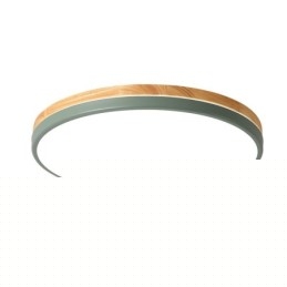 Dimmable Εξαιρετικά λεπτό πολλαπλών χρωμάτων Στρογγυλό ξύλινο φωτιστικό οροφής με ακρυλικό φωτιστικό οροφής σκιάστρου σκανδιναβικού στυλ