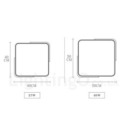 Dimmable Εξαιρετικά λεπτό τετράγωνο ξύλινο φωτιστικό οροφής πολλαπλών χρωμάτων με ακρυλικό φωτιστικό οροφής σκανδιναβικού στυλ