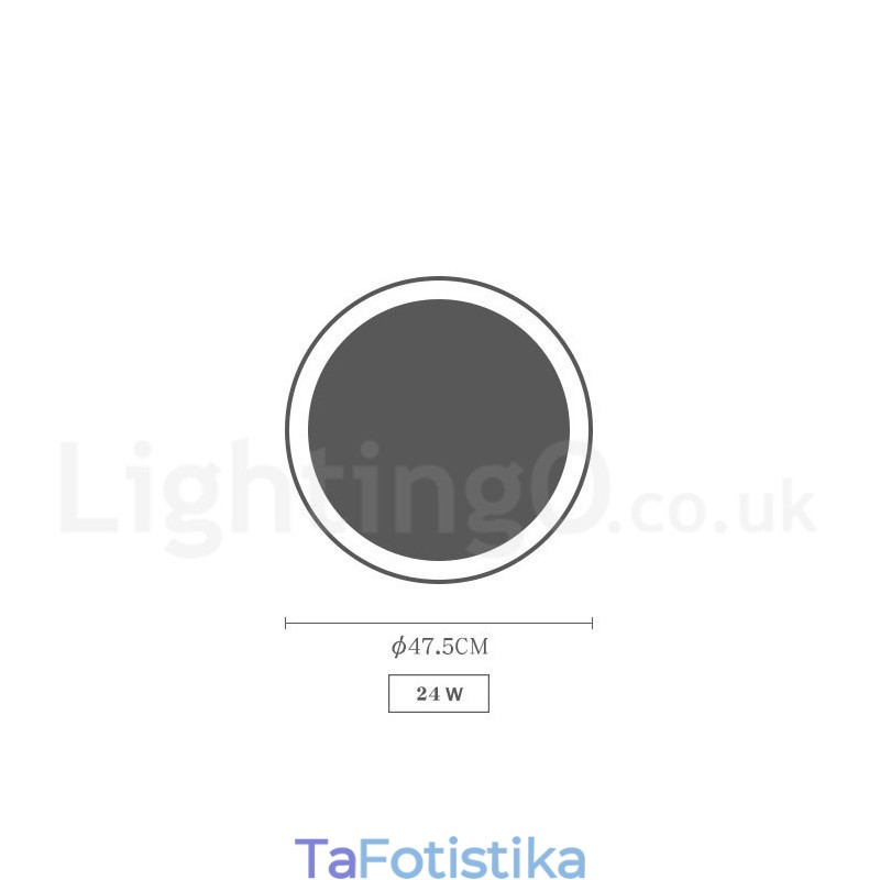 Dimmable Multi Colors κυκλικό ξύλινο φωτιστικό οροφής με ακρυλικό φωτιστικό οροφής σκιάστρου σκανδιναβικού στιλ