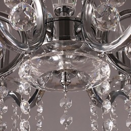Πολυέλαιος Chrome Elegant Crystal Candle