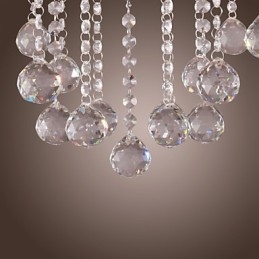Πολυέλαιος Chrome Elegant Crystal Candle