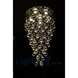 Φωτιστικό οροφής 6 ελαφρύ μοντέρνο K9 Crystal Round Flush Mount