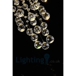 Φωτιστικό οροφής 6 ελαφρύ μοντέρνο K9 Crystal Round Flush Mount