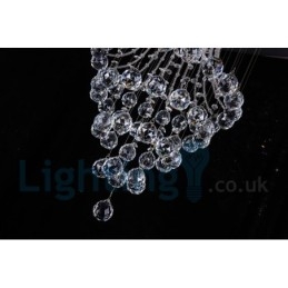 Φωτιστικό οροφής 4 ελαφρύ μοντέρνο K9 Crystal Round Flush Mount