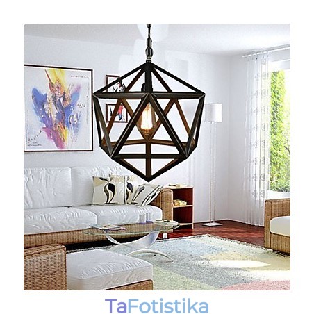 Rustic Lodge Vintage Μεταλλικός Πολυέλαιος