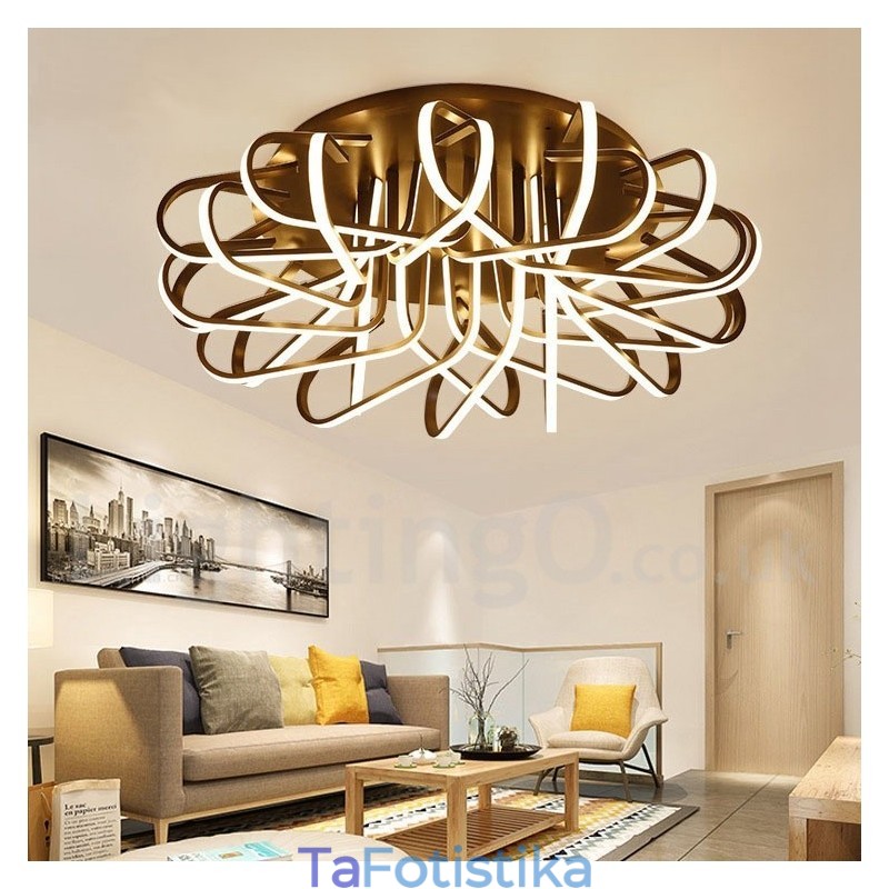 Bird's Nest Dimmable Μοντέρνο μοντέρνο φωτιστικό οροφής αλουμινίου μπορεί επίσης να χρησιμοποιηθεί ως φωτιστικό τοίχου