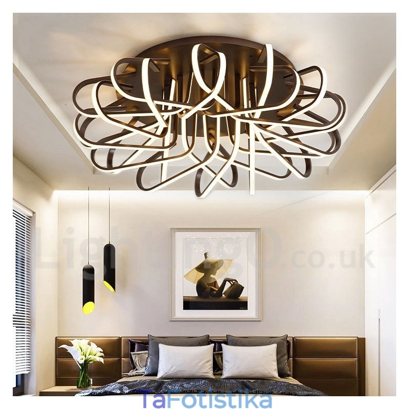 Bird's Nest Dimmable Μοντέρνο μοντέρνο φωτιστικό οροφής αλουμινίου μπορεί επίσης να χρησιμοποιηθεί ως φωτιστικό τοίχου
