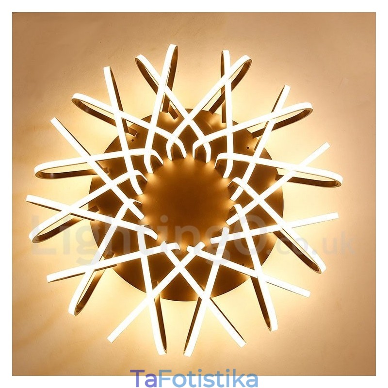 Bird's Nest Dimmable Μοντέρνο μοντέρνο φωτιστικό οροφής αλουμινίου μπορεί επίσης να χρησιμοποιηθεί ως φωτιστικό τοίχου