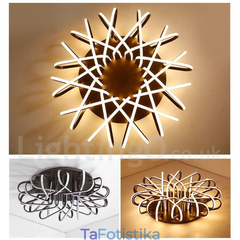 Bird's Nest Dimmable Μοντέρνο μοντέρνο φωτιστικό οροφής αλουμινίου μπορεί επίσης να χρησιμοποιηθεί ως φωτιστικό τοίχου
