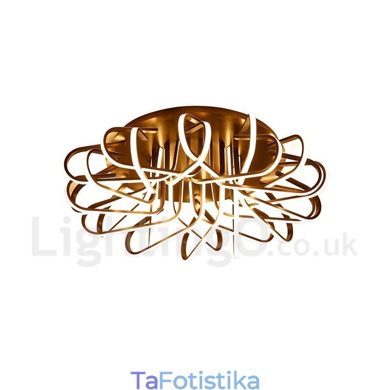 Bird's Nest Dimmable Μοντέρνο μοντέρνο φωτιστικό οροφής αλουμινίου μπορεί επίσης να χρησιμοποιηθεί ως φωτιστικό τοίχου