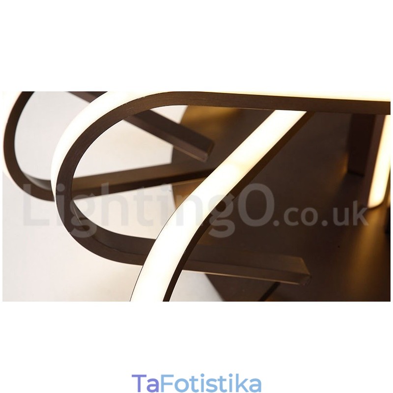 Bird's Nest Dimmable Μοντέρνο μοντέρνο φωτιστικό οροφής αλουμινίου μπορεί επίσης να χρησιμοποιηθεί ως φωτιστικό τοίχου