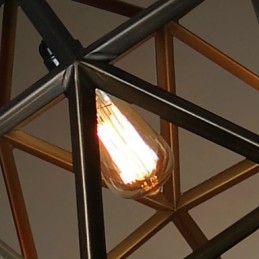 Rustic Lodge Vintage Μεταλλικός Πολυέλαιος