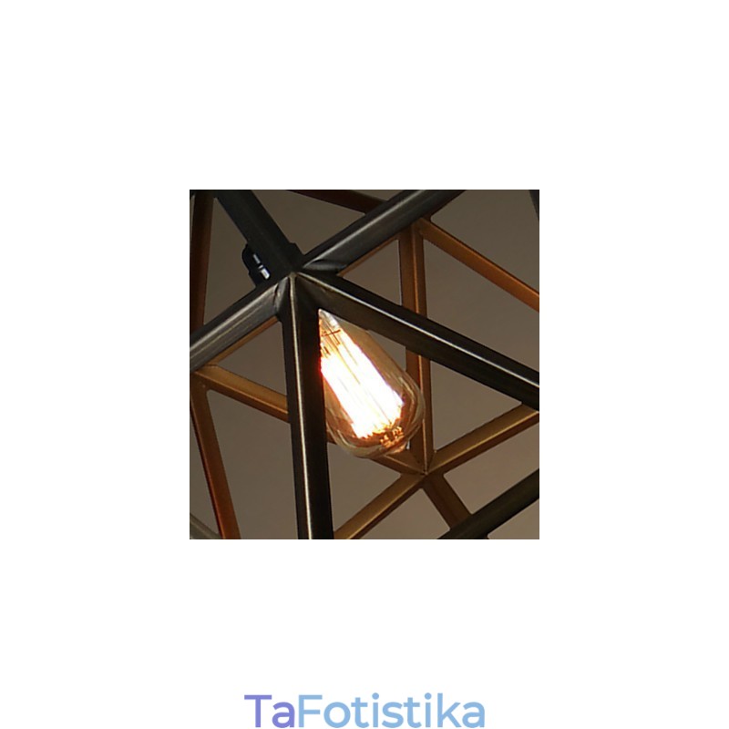 Rustic Lodge Vintage Μεταλλικός Πολυέλαιος