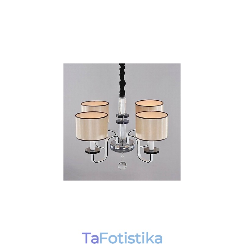 Μοντέρνος Μινιμαλιστικός Φωτισμός Πολυέλαιος Πανί Τέχνης Κρυστάλλινος Πολυέλαιος