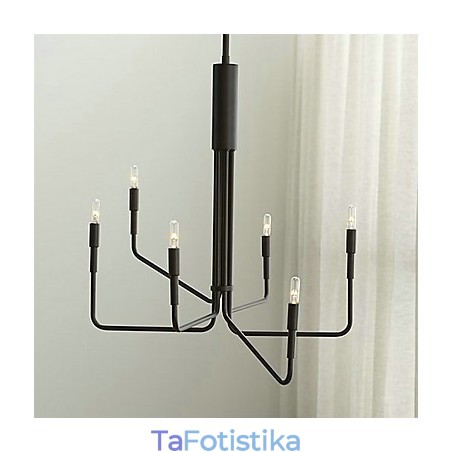 Country Painting Μεταλλικός Πολυέλαιος