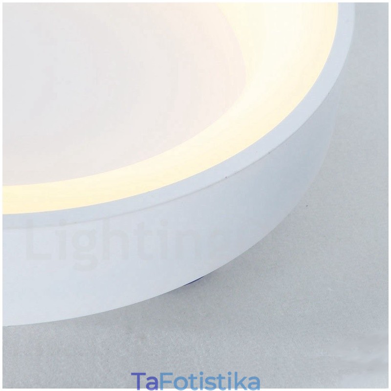 Dimmable Multi Colors στρογγυλό ξύλινο φωτιστικό οροφής με ακρυλικό φωτιστικό οροφής σκανδιναβικού στυλ