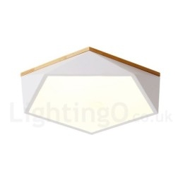 Dimmable Macaron Multi Colors Ξύλινο φωτιστικό οροφής με ακρυλικό φωτιστικό οροφής σκανδιναβικού στυλ