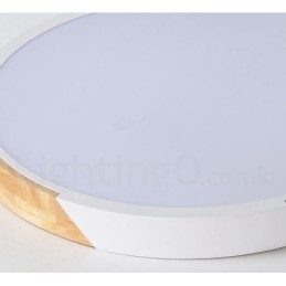 Dimmable Macaron Multi Colors Wood εξαιρετικά λεπτό φωτιστικό οροφής με ακρυλικό φωτιστικό οροφής σκιάστρου σκανδιναβικού στυλ