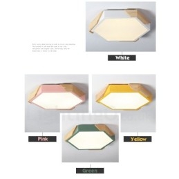Dimmable Macaron Ultra thin Multi Color Ξύλινο φωτιστικό οροφής με ακρυλικό φωτιστικό οροφής σκανδιναβικού στυλ