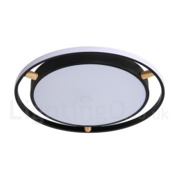 Dimmable Macaron Ultra thin Multi Colors Ξύλο στρογγυλό φωτιστικό οροφής με ακρυλικό φωτιστικό οροφής σκιάστρου σκανδιναβικού στιλ