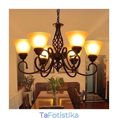 Rustic Lodge Vintage ρετρό μεταλλικός πολυέλαιος για παιδιά Rustic Lodge Vintage ρετρό μεταλλικός πολυέλαιος για παιδιά